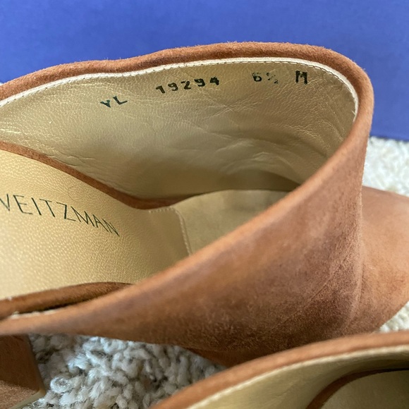 STUART WEITZMAN SUEDE MULES - Picture 5 of 11